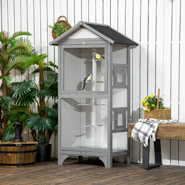 Archie & Oscar Odessa Weather Resistant Bird Cage | Wayfair.co.uk - Roomy Bird Cage Uk